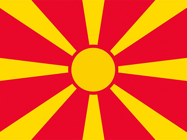 Macedonia Północna flaga
