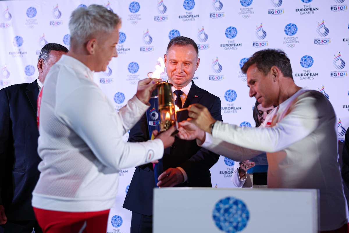 <strong>The symbol of European Games was lit in Rome. The Flame of Peace is heading to Poland</strong>